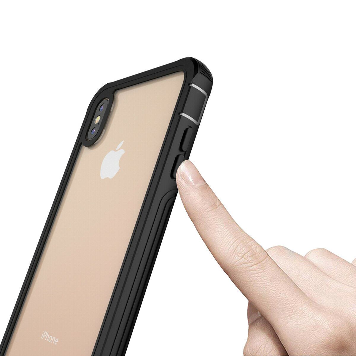 360 Full Crystal Clear Rugged Case For iPhone - carolay.co
