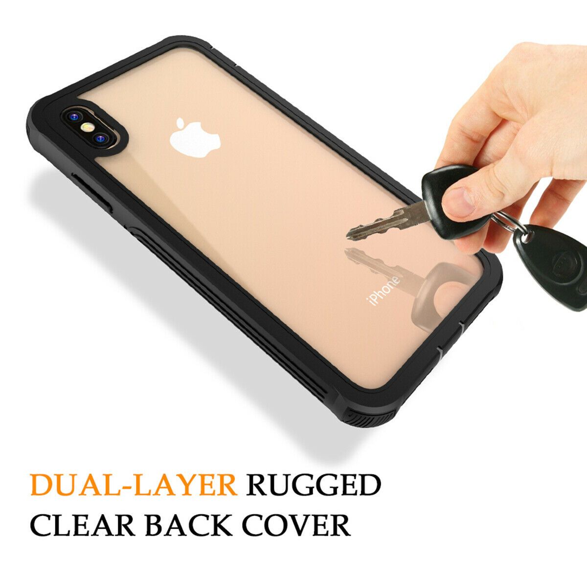 360 Full Crystal Clear Rugged Case For iPhone - carolay.co