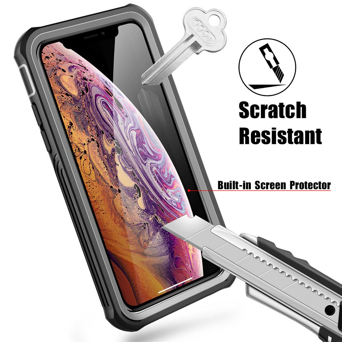 360 Full Crystal Clear Rugged Case For iPhone - carolay.co