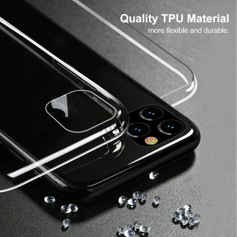 360° Full Rubber Protective Clear Soft Silicone Case For iPhone - carolay.co