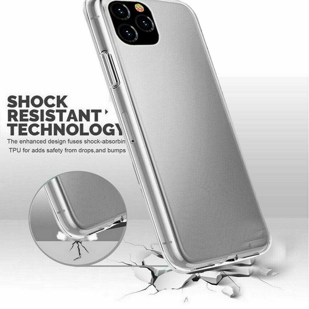 360° Full Rubber Protective Clear Soft Silicone Case For iPhone - carolay.co