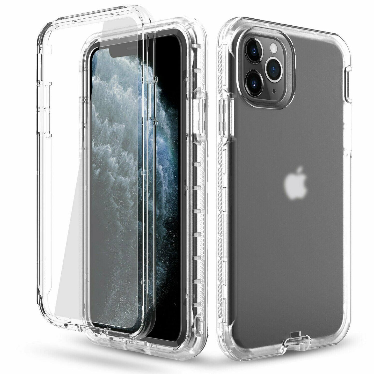 360° Full Rubber Protective Clear Soft Silicone Case For iPhone - carolay.co