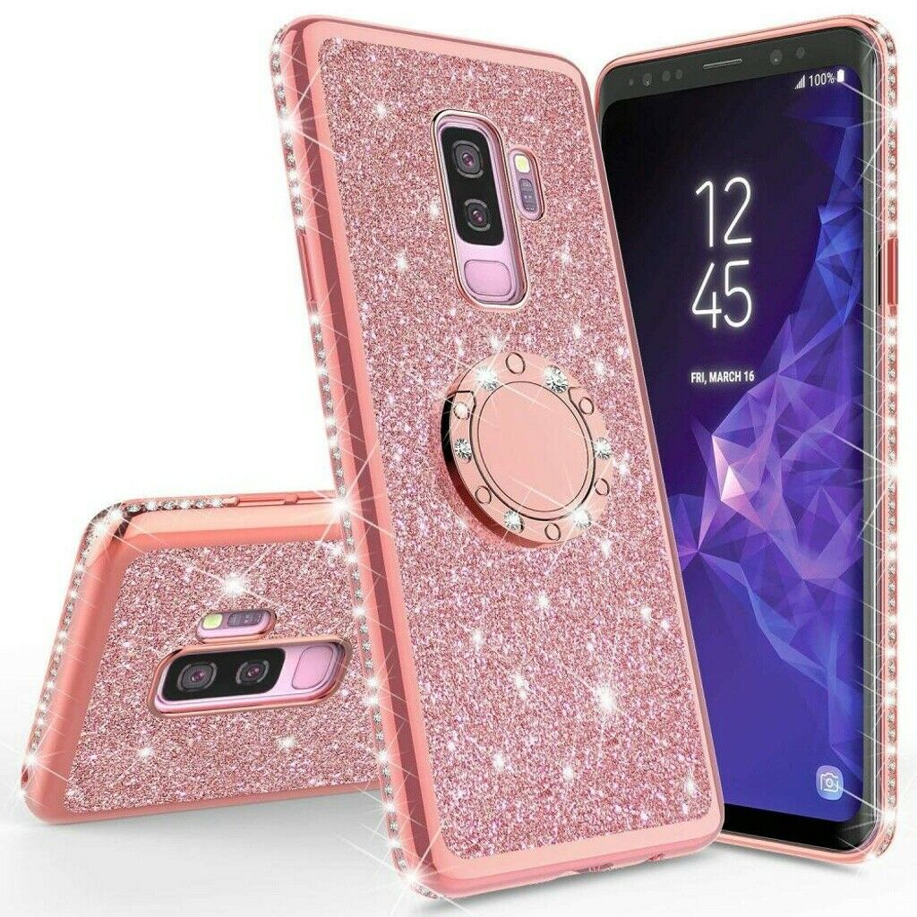 Bling Glitter Ring Stand Back Case for Samsung Galaxy S20 Plus Ultra - carolay.co