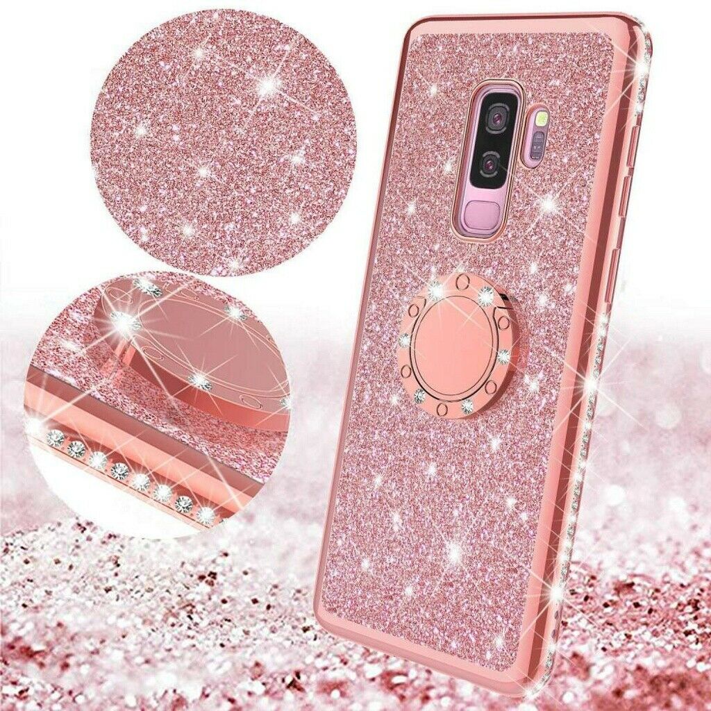 Bling Glitter Ring Stand Back Case for Samsung Galaxy S20 Plus Ultra - carolay.co