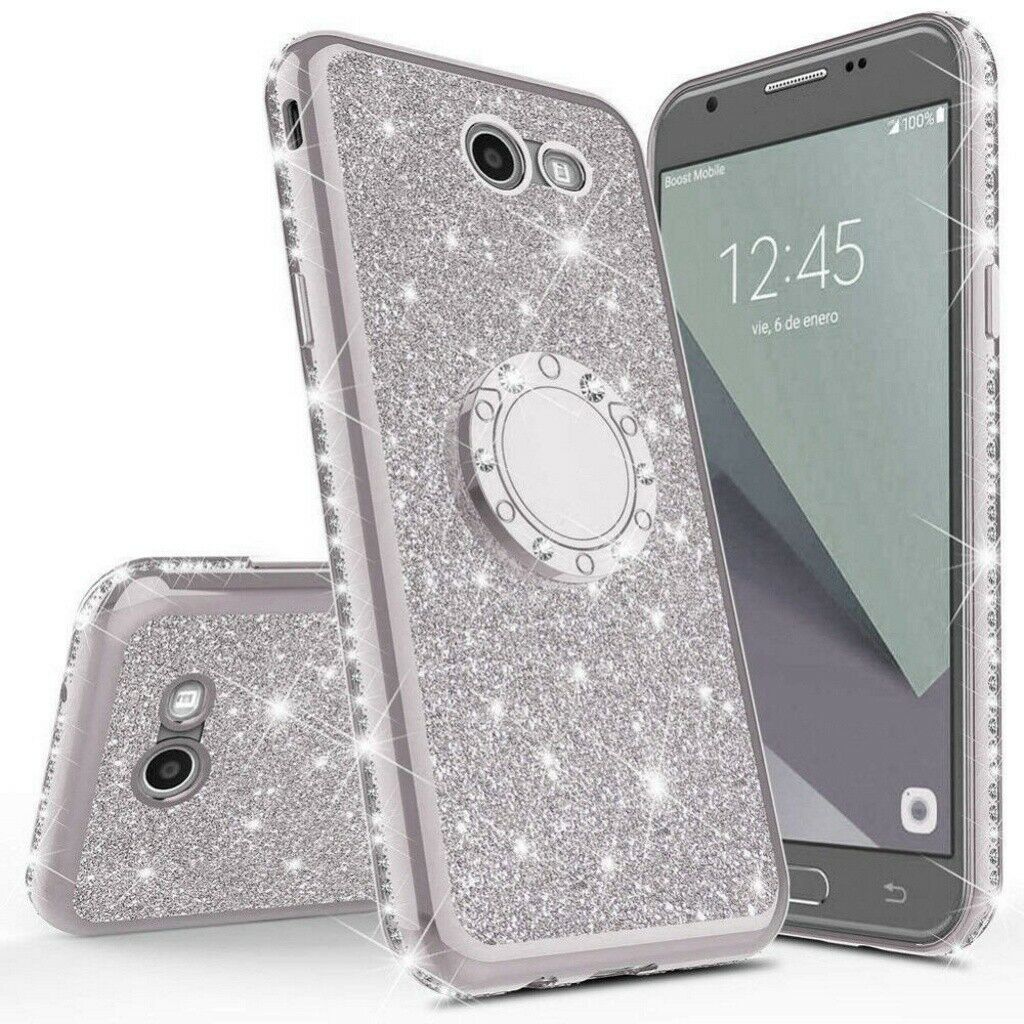 Bling Glitter Ring Stand Back Case for Samsung Galaxy S20 Plus Ultra - carolay.co