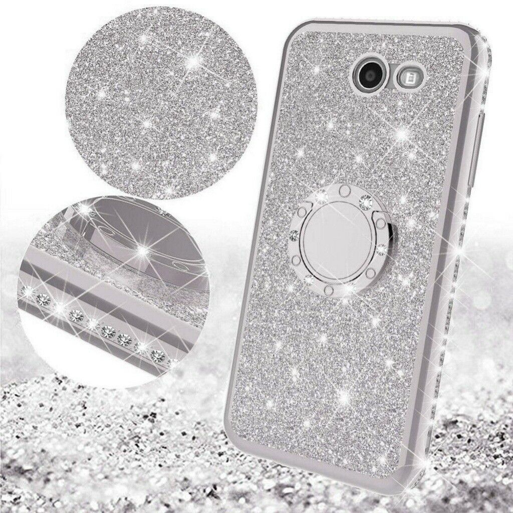 Bling Glitter Ring Stand Back Case for Samsung Galaxy S20 Plus Ultra - carolay.co