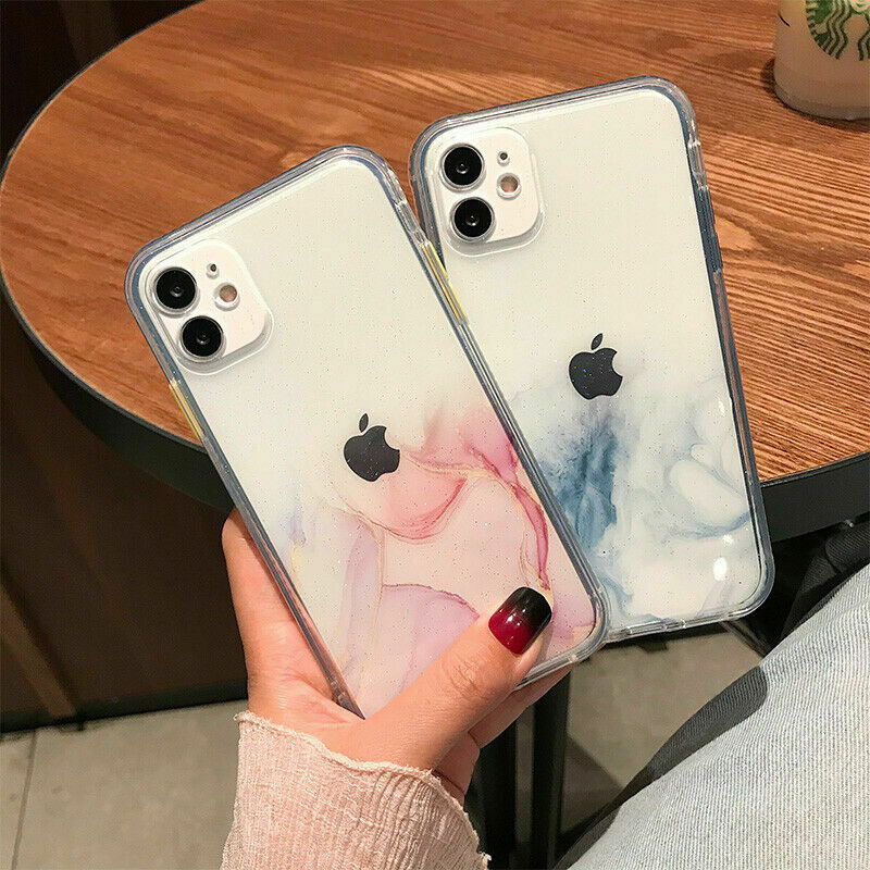 Bling Marble Clear Shockproof Cover for iPhone - carolay.co