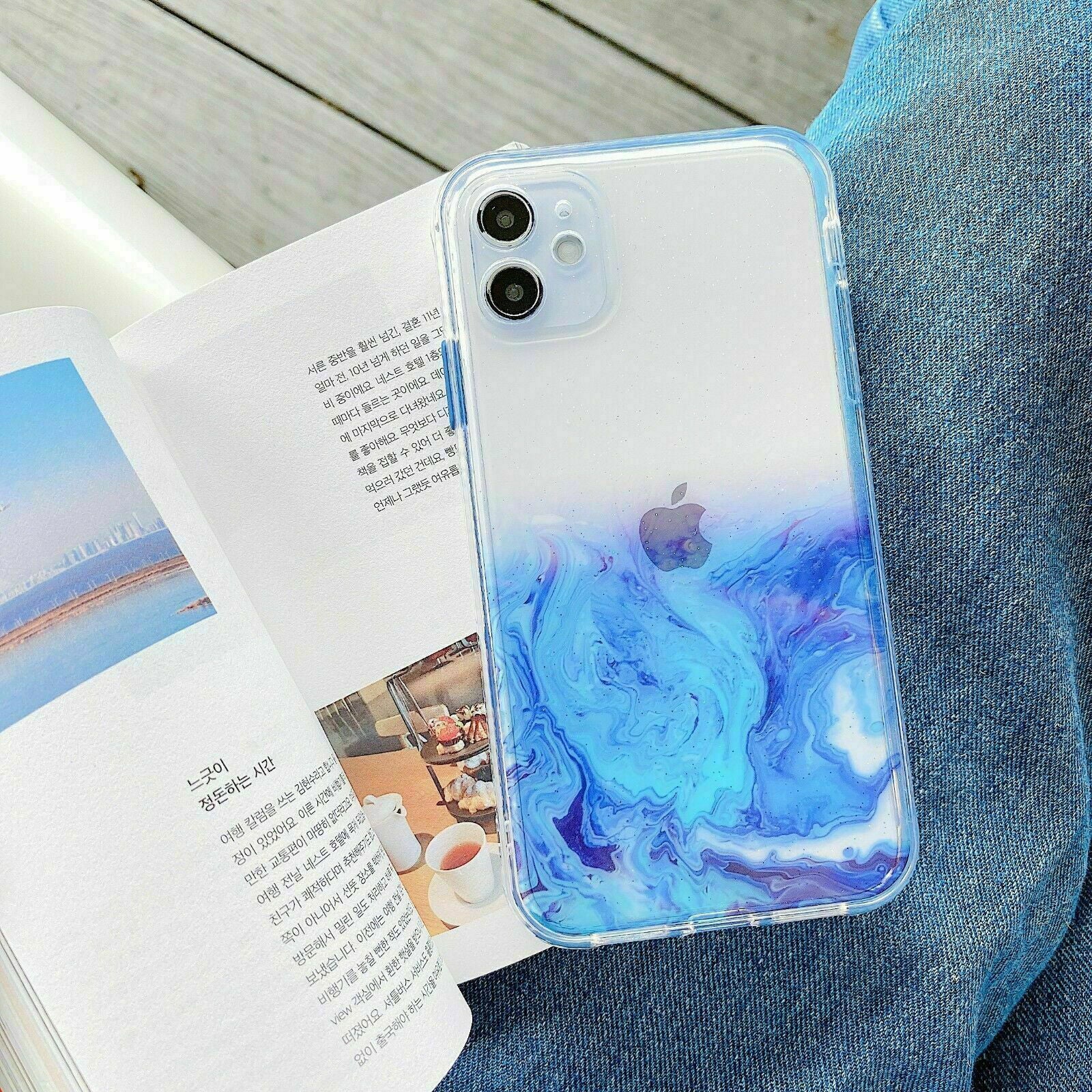 Bling Marble Clear Shockproof Cover for iPhone - carolay.co