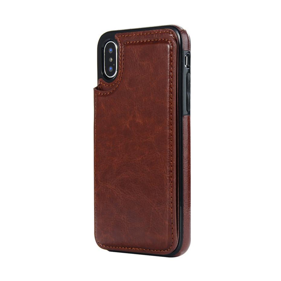 Business Wallet Retro Cover Flip Leather Phone Case - carolay.co