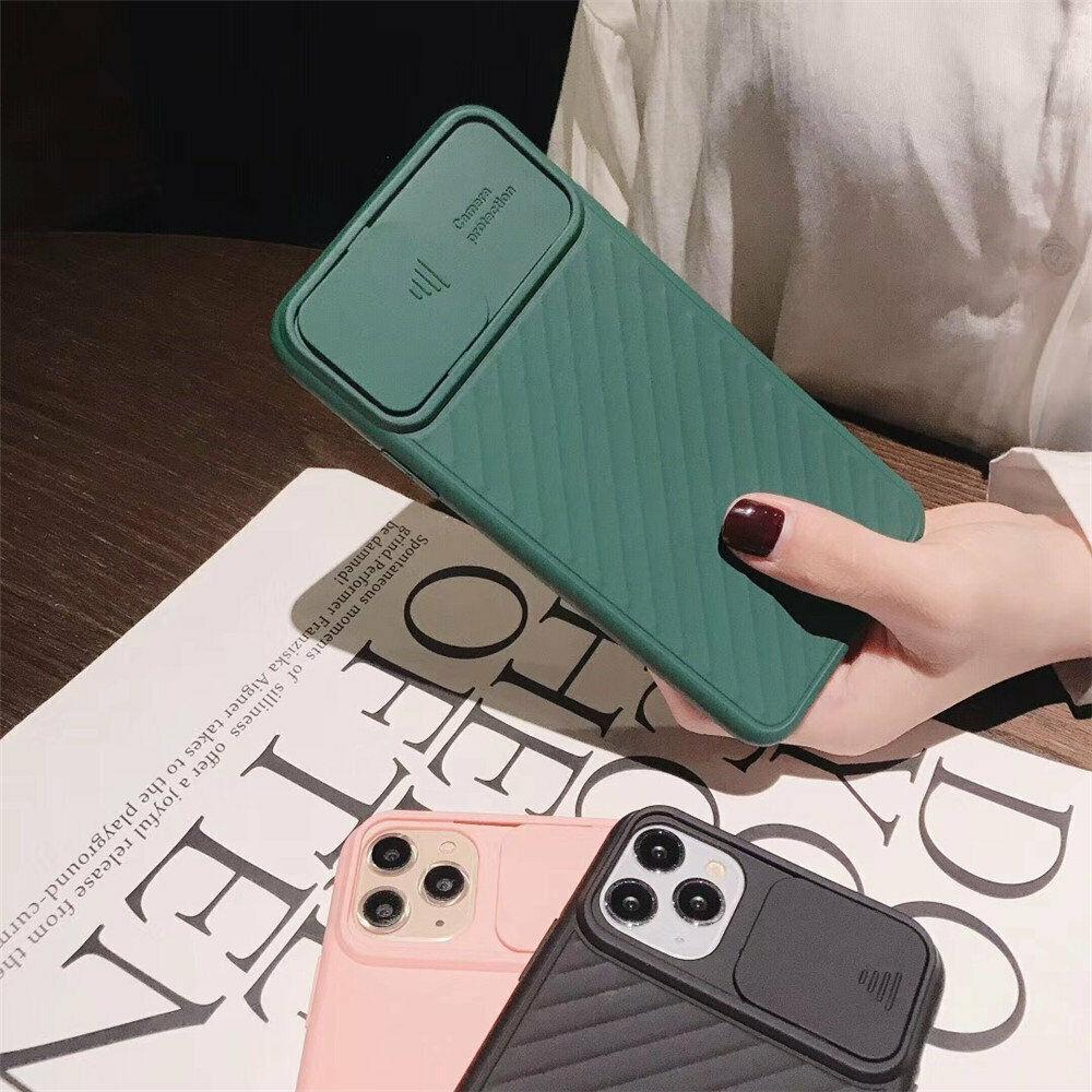 Camera Protective Case Solid Soft Silicone Back for iPhone 11 Pro MAX - carolay.co