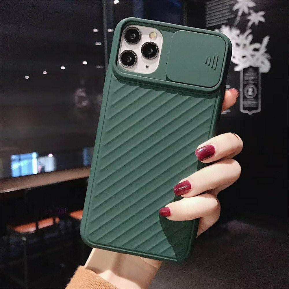 Camera Protective Case Solid Soft Silicone Back for iPhone 11 Pro MAX - carolay.co
