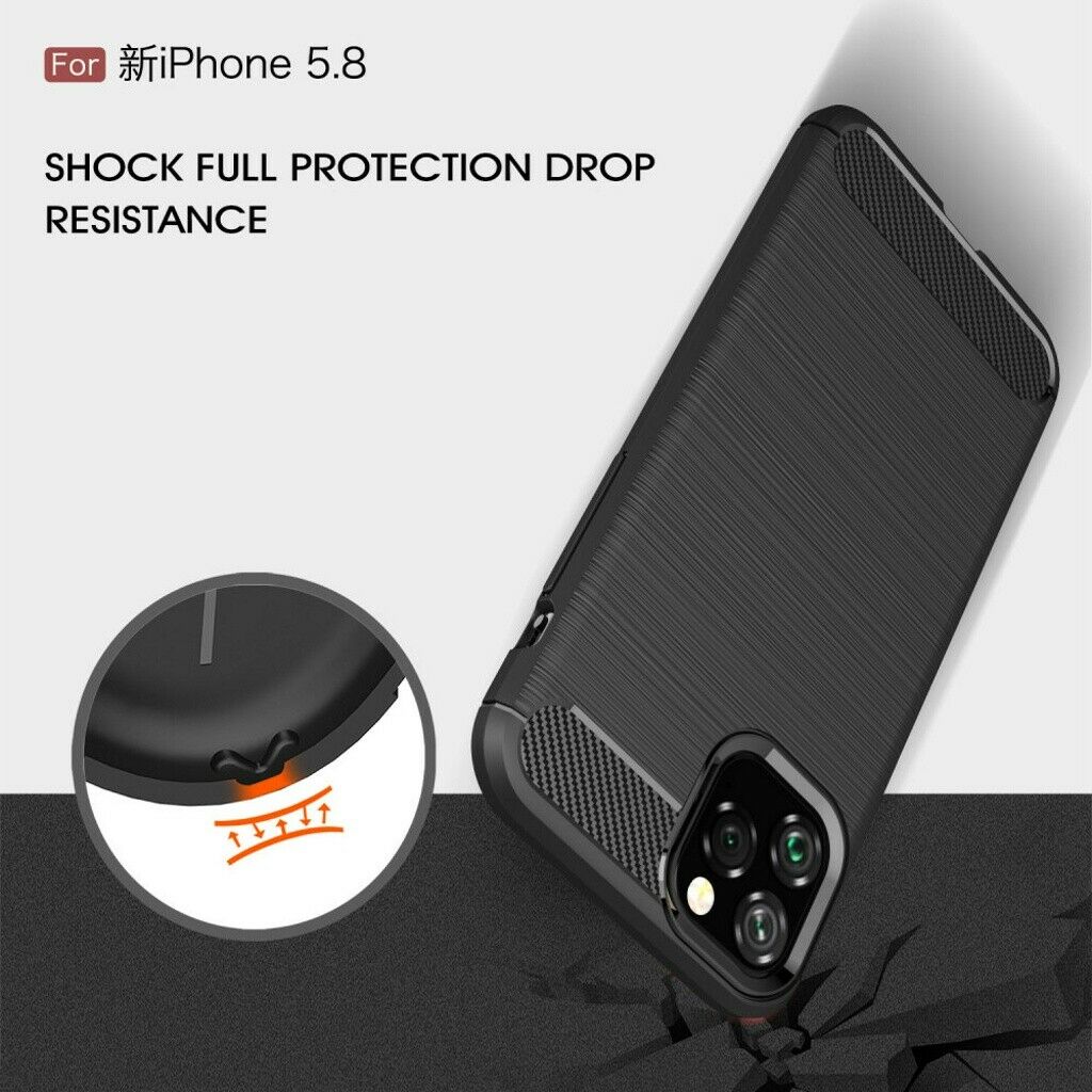 Carbon Fiber Case Shockproof Silicone Soft For iPhone - carolay.co