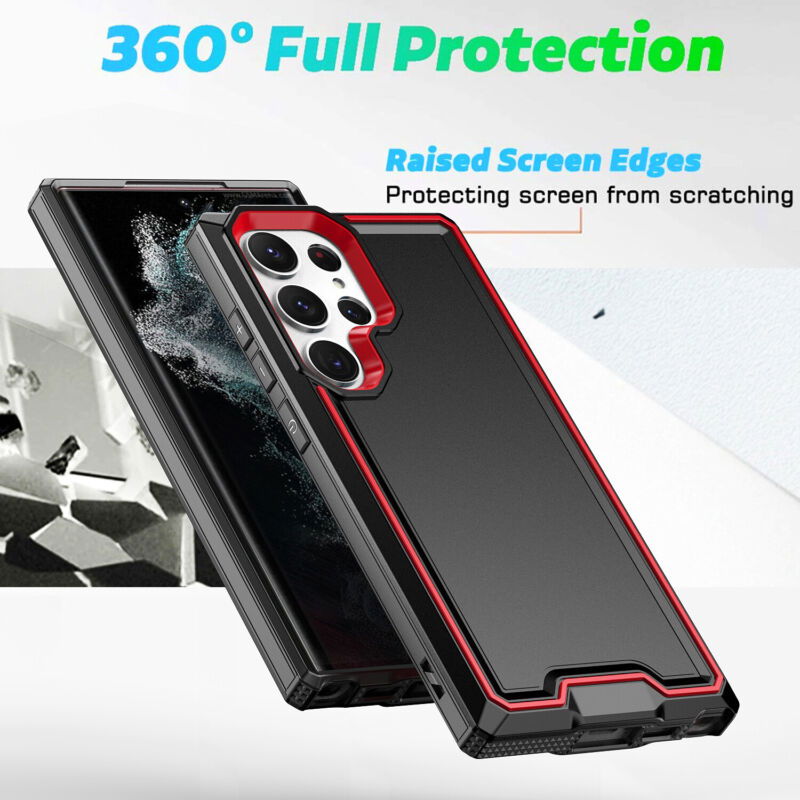 Carbon Fiber Dual-Layer Shockproof Case for Samsung Galaxy S23 Series - carolay.co