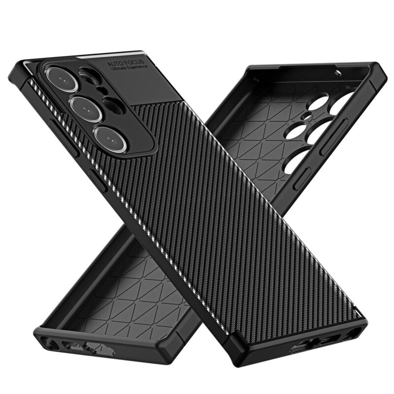 Carbon Fiber Shockproof Bumper Case for Samsung Galaxy S23 Series - carolay.co