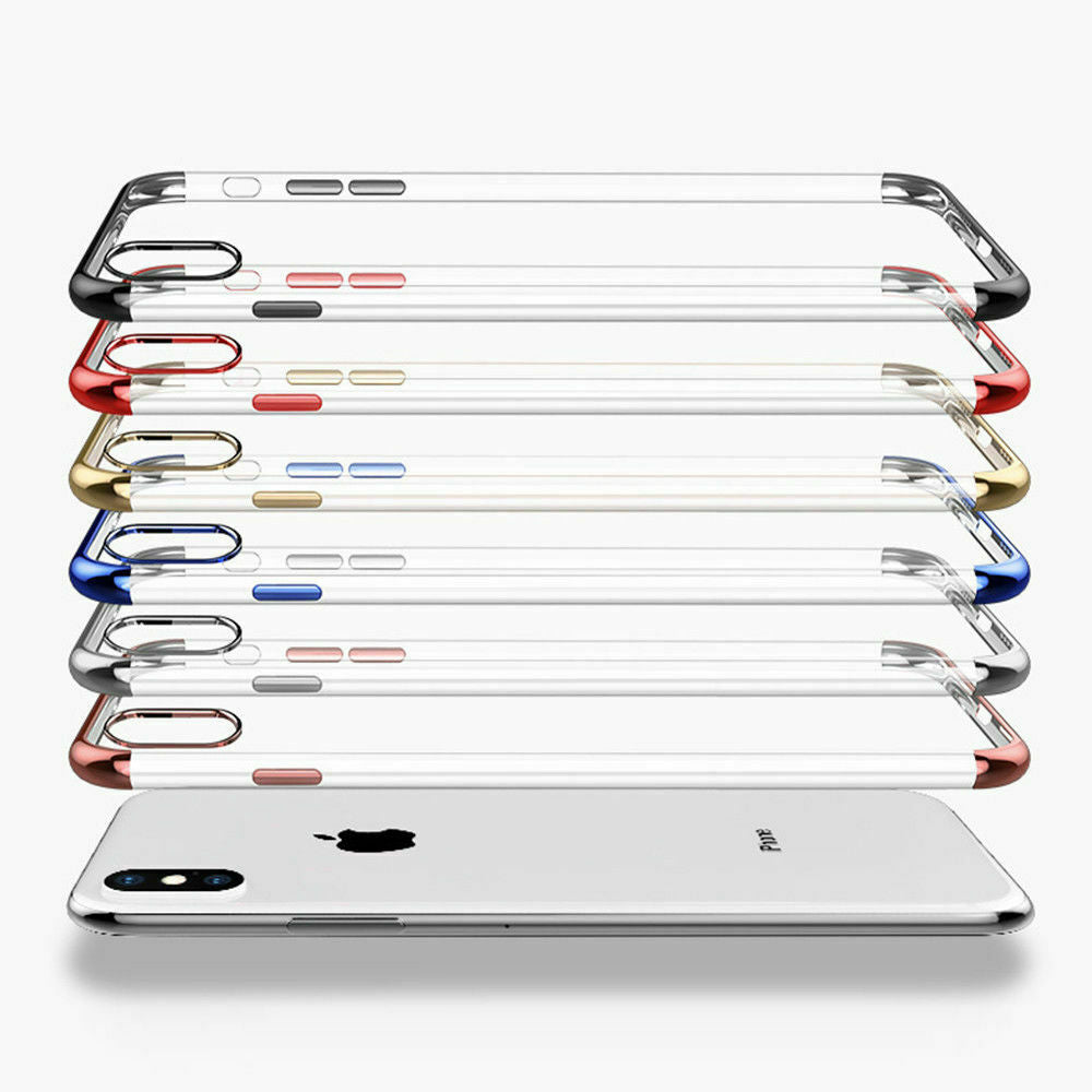 Case Clear Transparent Bumper Shockproof Protective Cover For iPhone - carolay.co