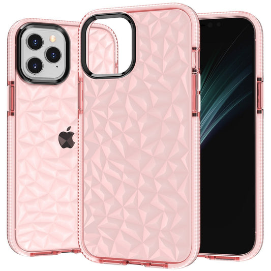 Case Crystal Clear Diamond Pattern Anti Scratch Shockproof for iPhone - carolay.co