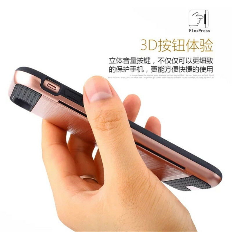 Case Fits Card Wallet Shockproof Bumper Hard Protective for iPhone - carolay.co