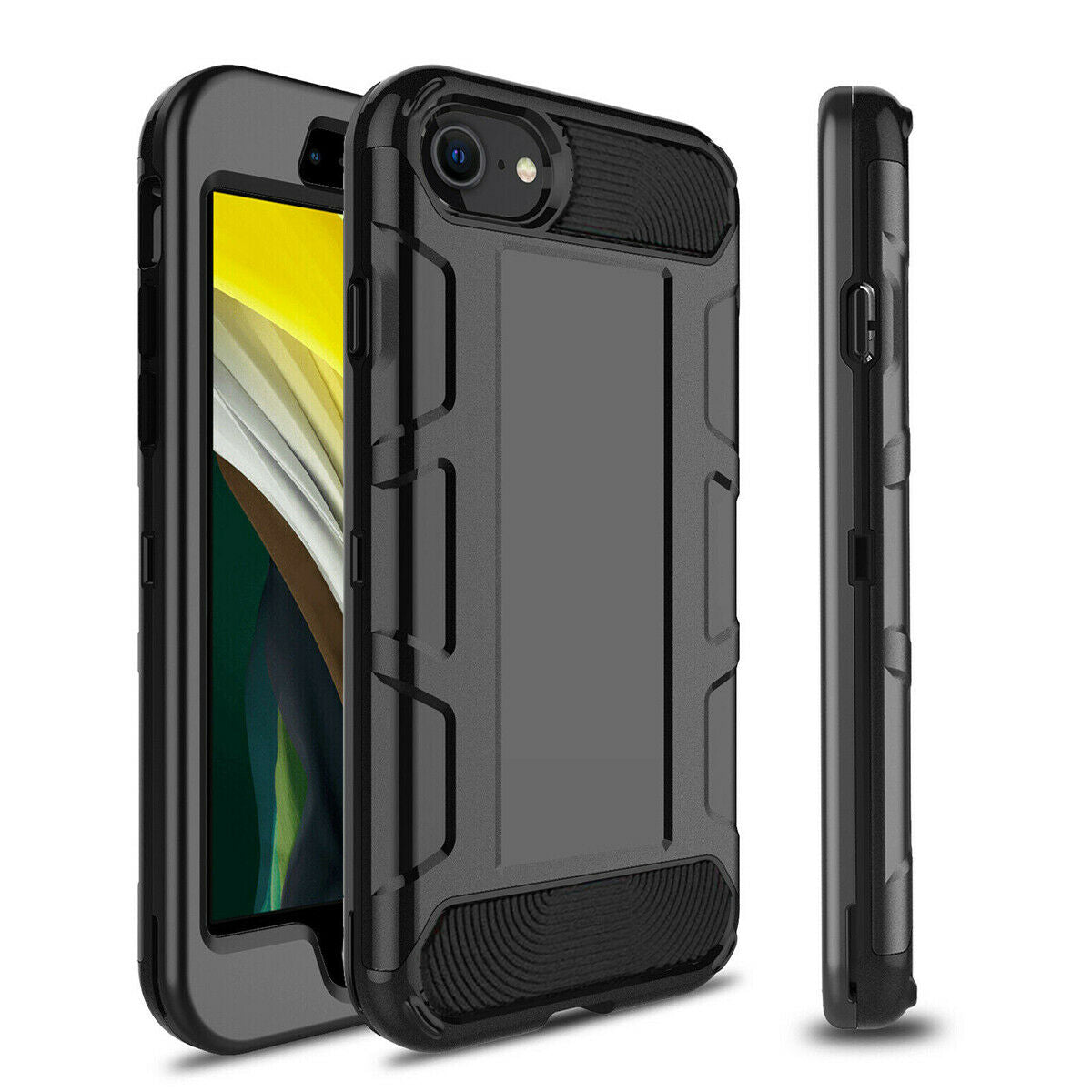 Case Hybrid Heavy Duty Shockproof Rugged Hard Armor For iPhone - carolay.co