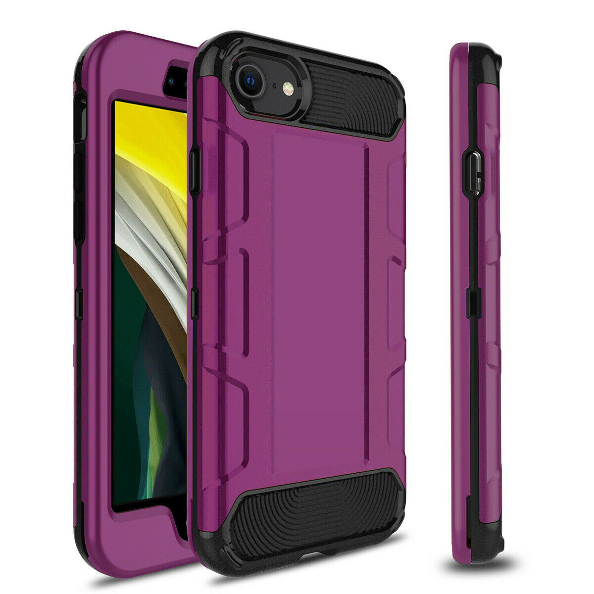 Case Hybrid Heavy Duty Shockproof Rugged Hard Armor For iPhone - carolay.co