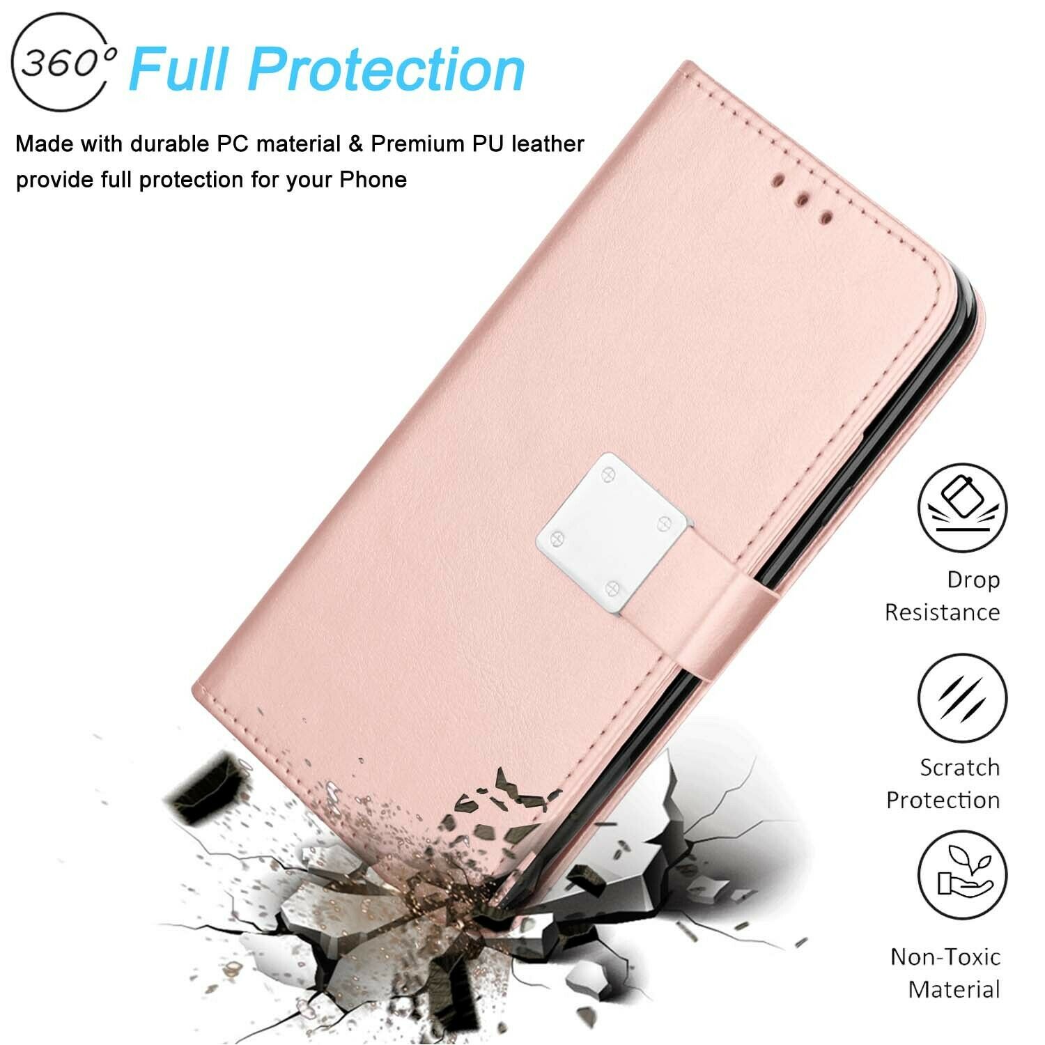Case Leather Flip Wallet Holder Stand Cover For iPhone - carolay.co