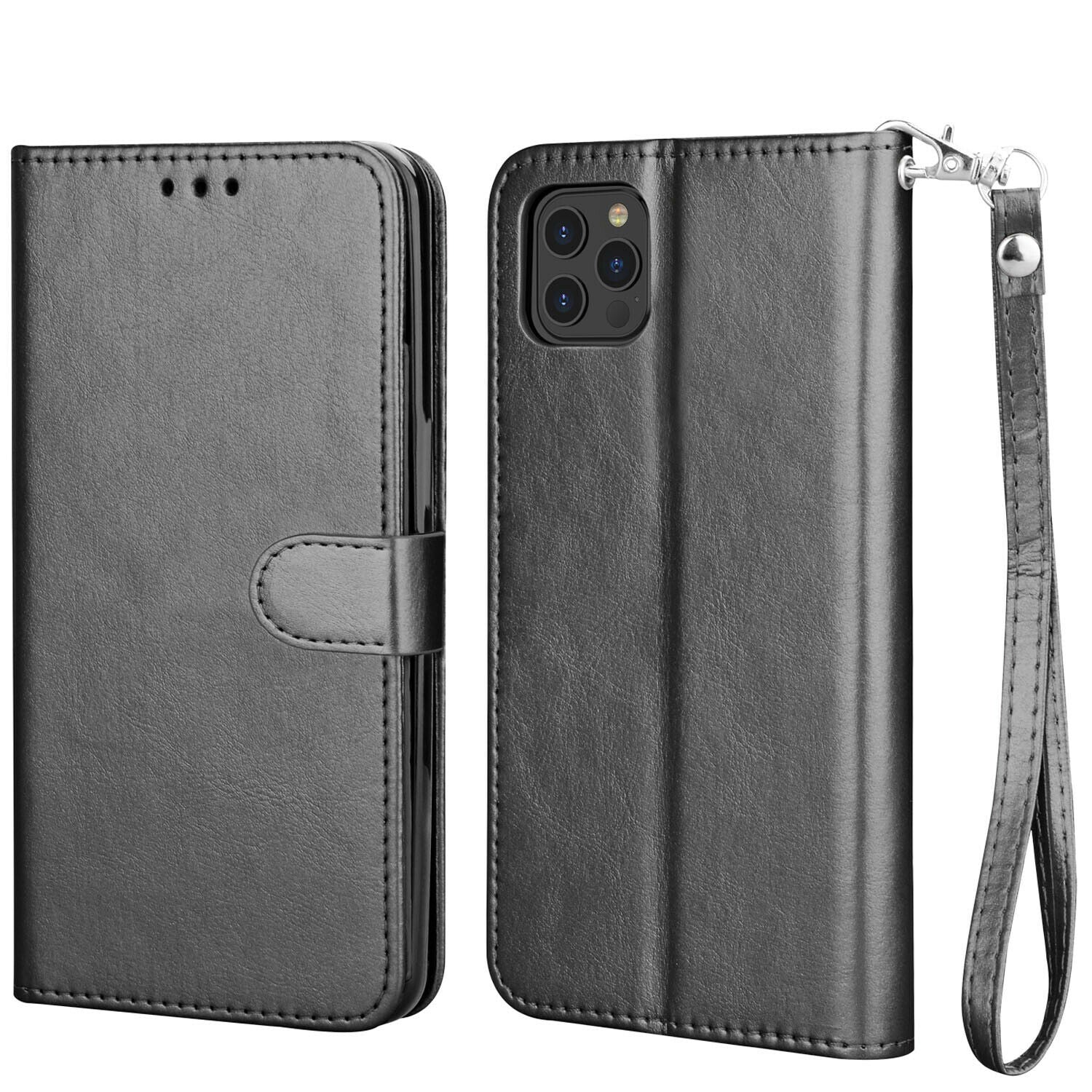 Case Leather Flip Wallet Holder Stand Cover For iPhone - carolay.co