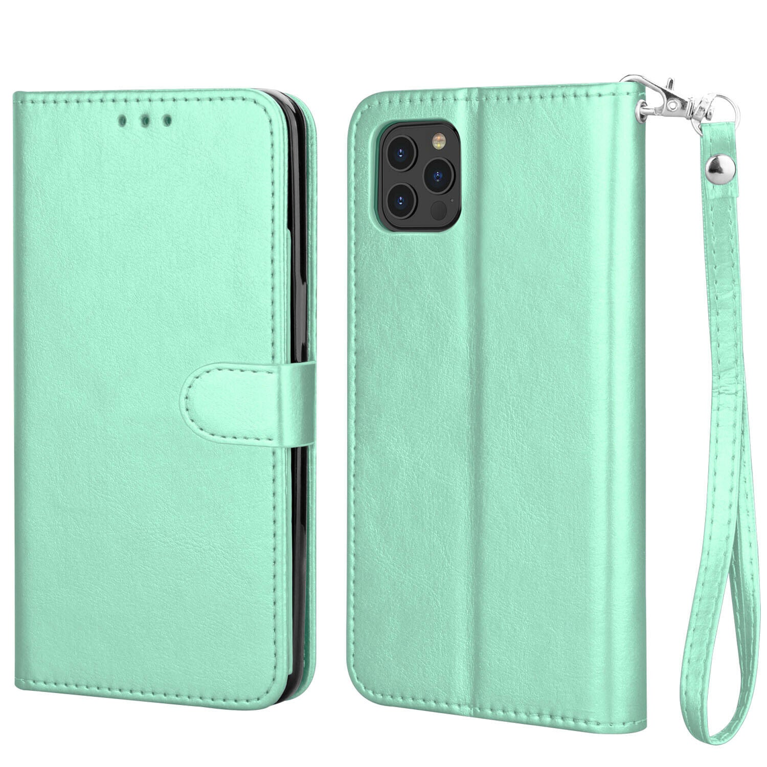 Case Leather Flip Wallet Holder Stand Cover For iPhone - carolay.co