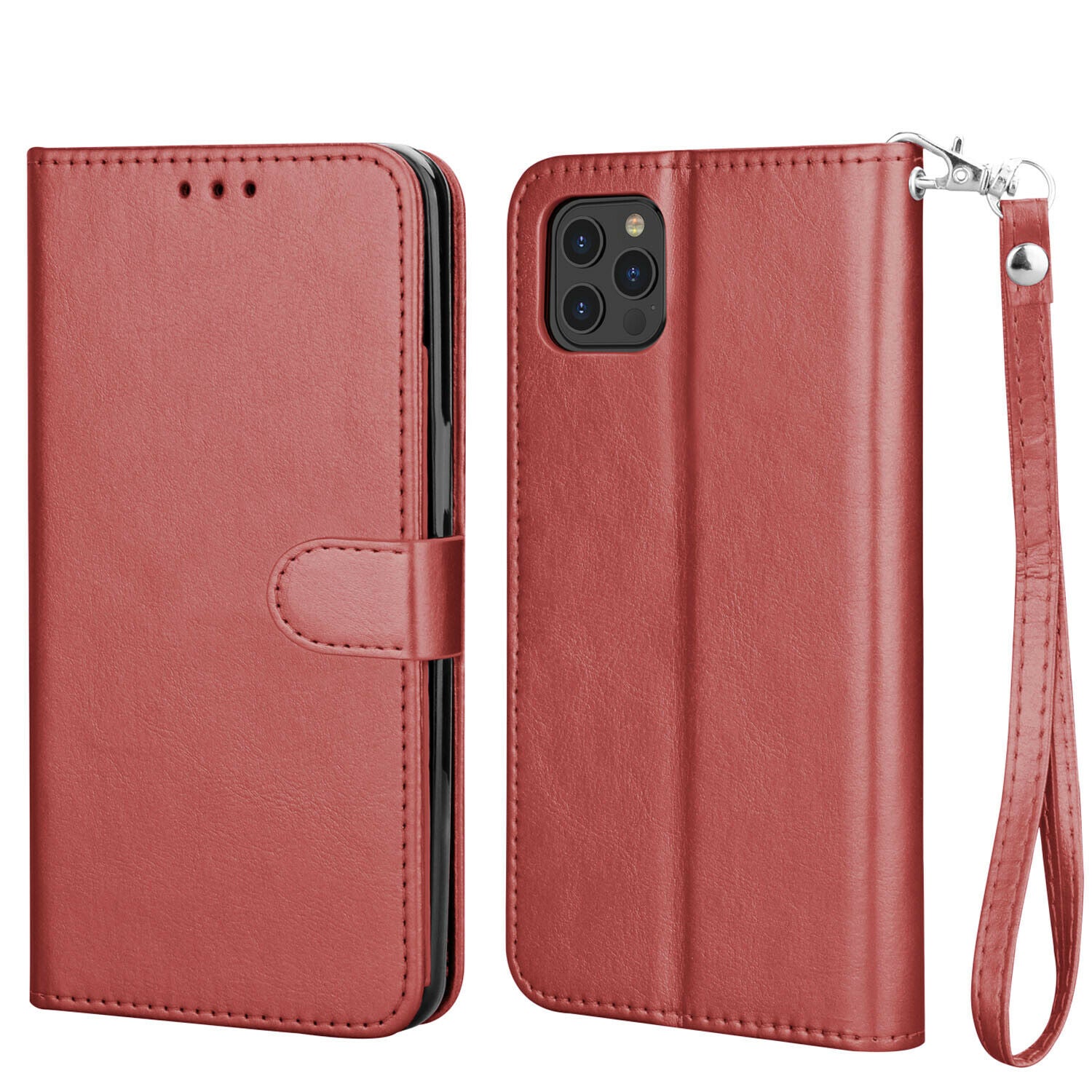 Case Leather Flip Wallet Holder Stand Cover For iPhone - carolay.co