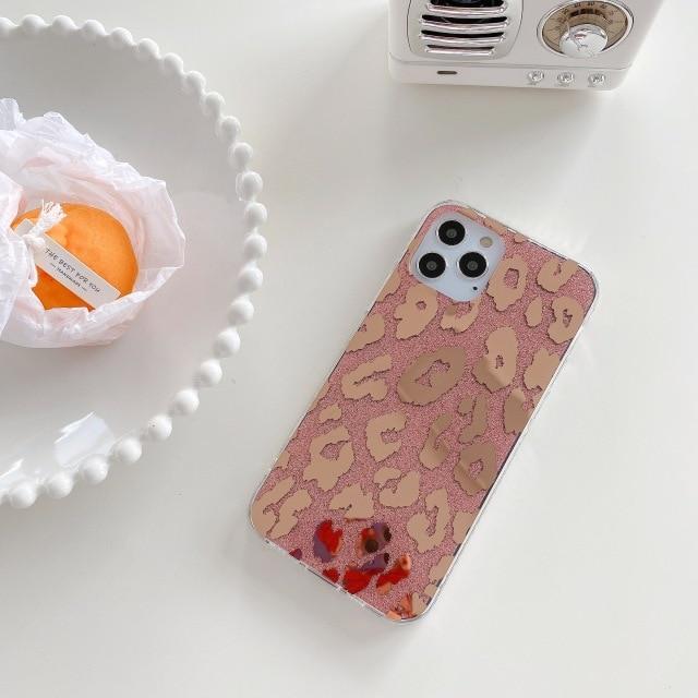 Case Luxury Leopard Soft Shockproof Back Cover For iPhone - carolay.co
