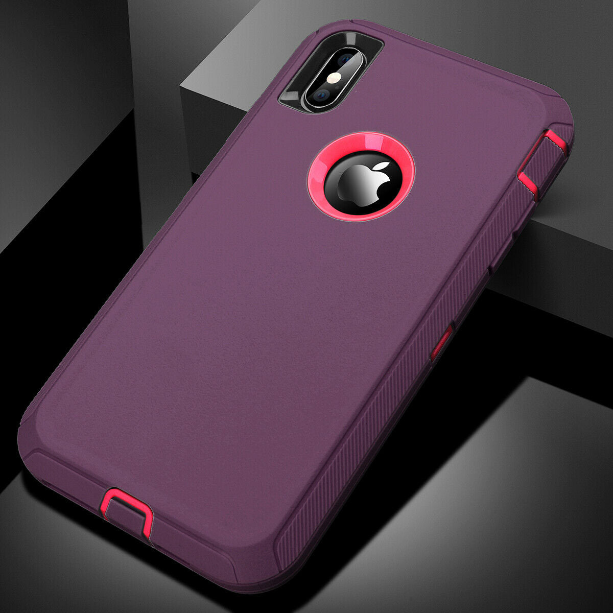 Case Protective Defender Shockproof Rubber Armor For iPhone - carolay.co