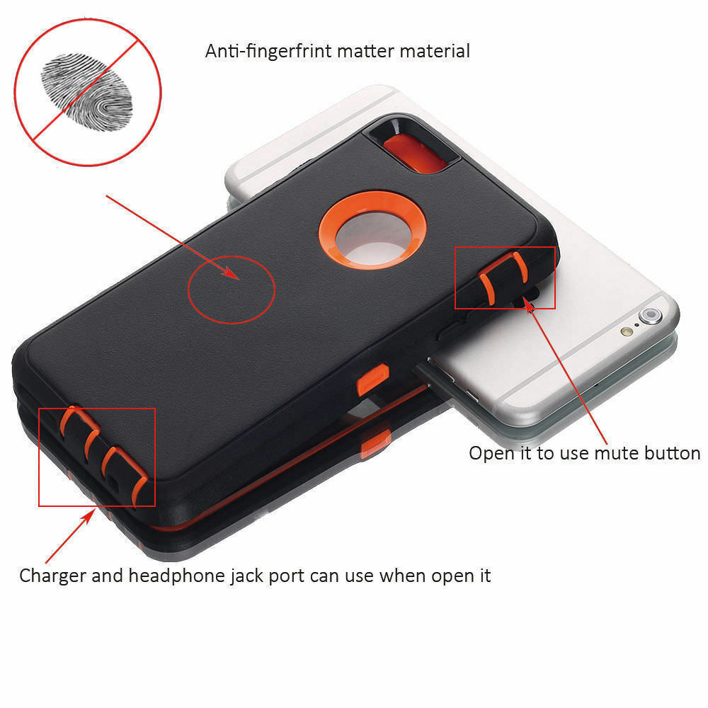 Case Protective Defender Shockproof Rubber Armor For iPhone - carolay.co