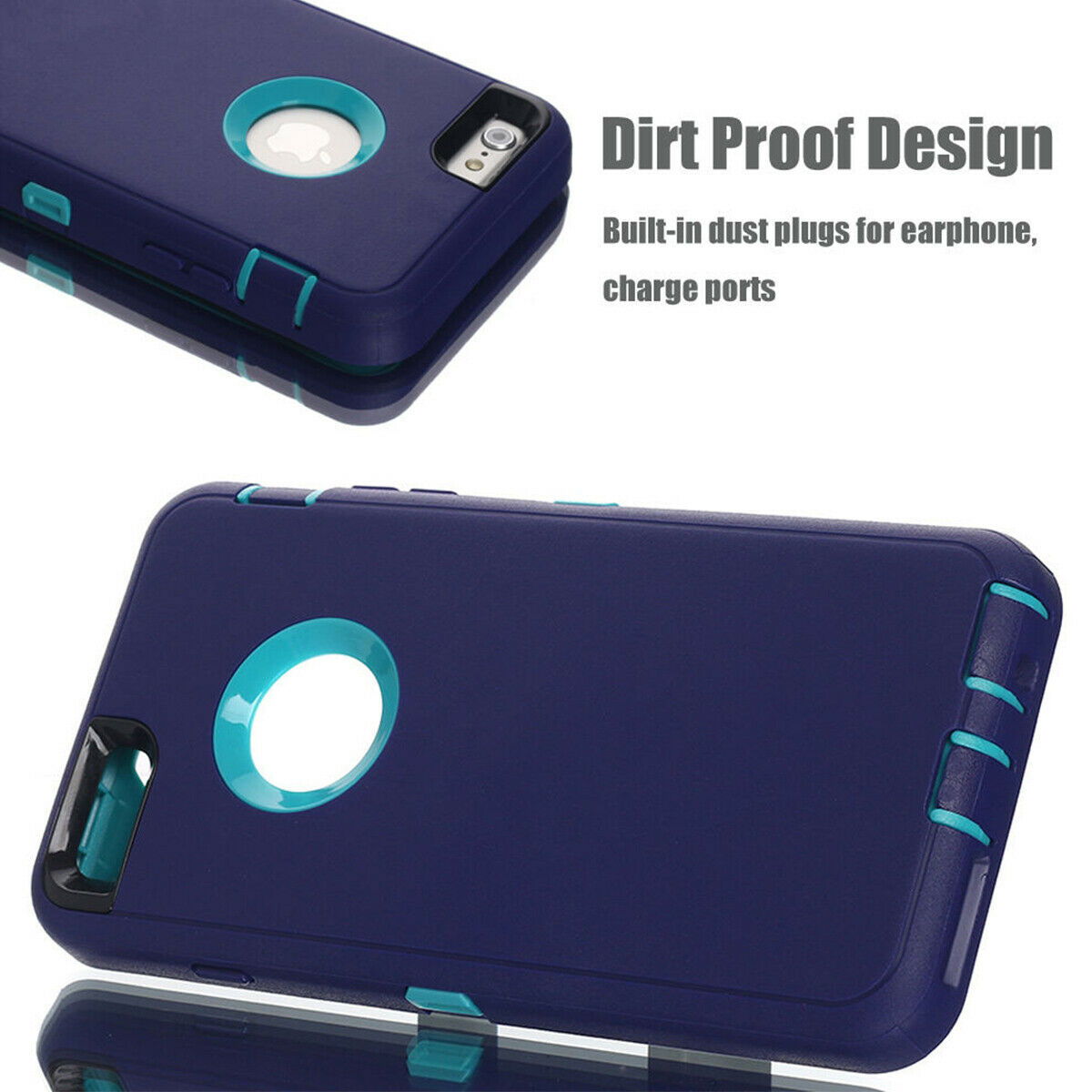 Case Protective Defender Shockproof Rubber Armor For iPhone - carolay.co