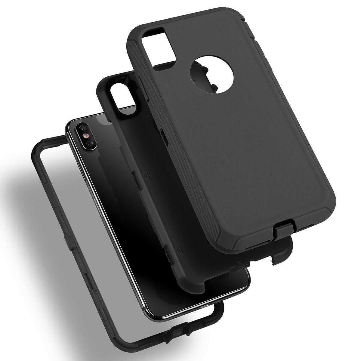Case Protective Defender Shockproof Rubber Armor For iPhone - carolay.co