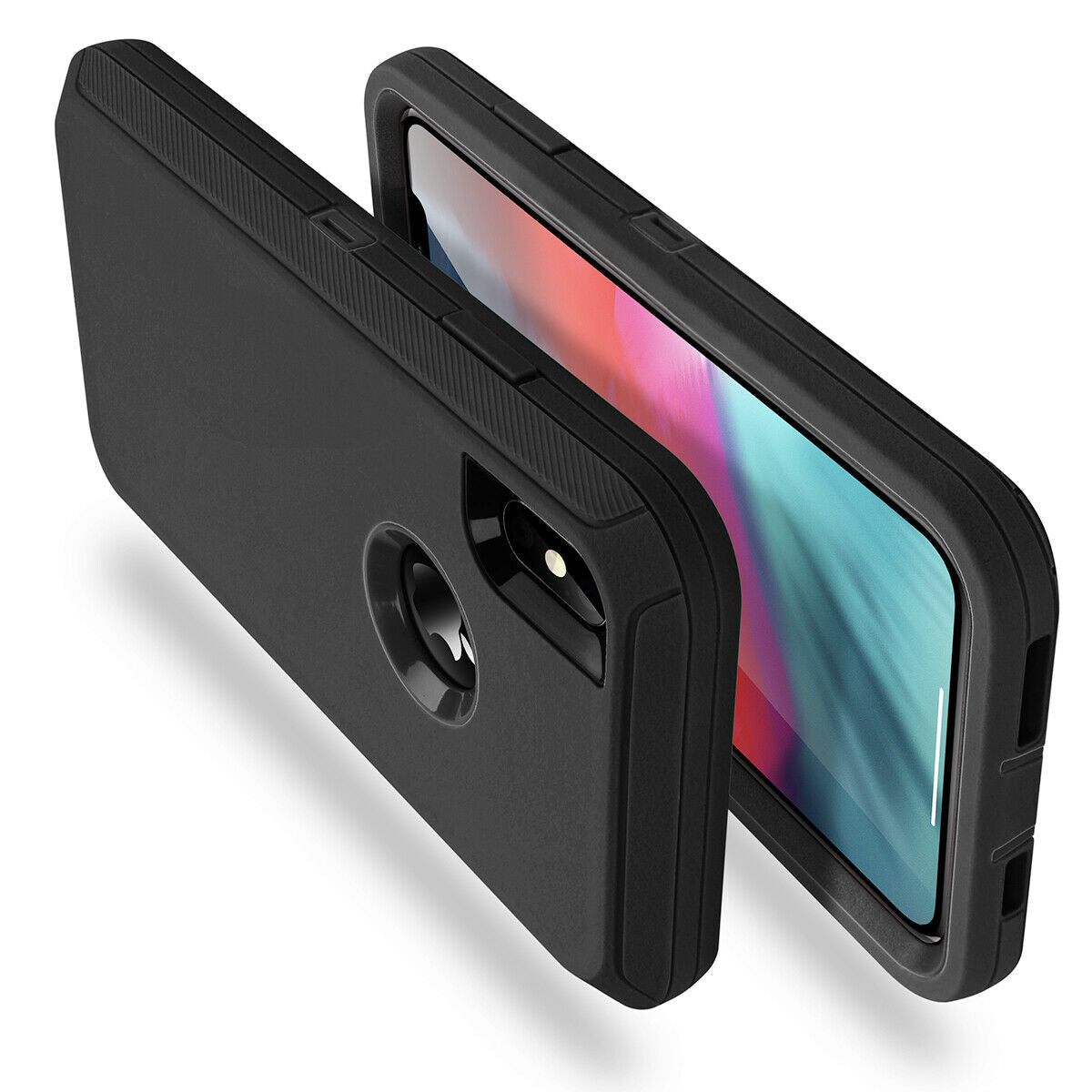 Case Protective Defender Shockproof Rubber Armor For iPhone - carolay.co