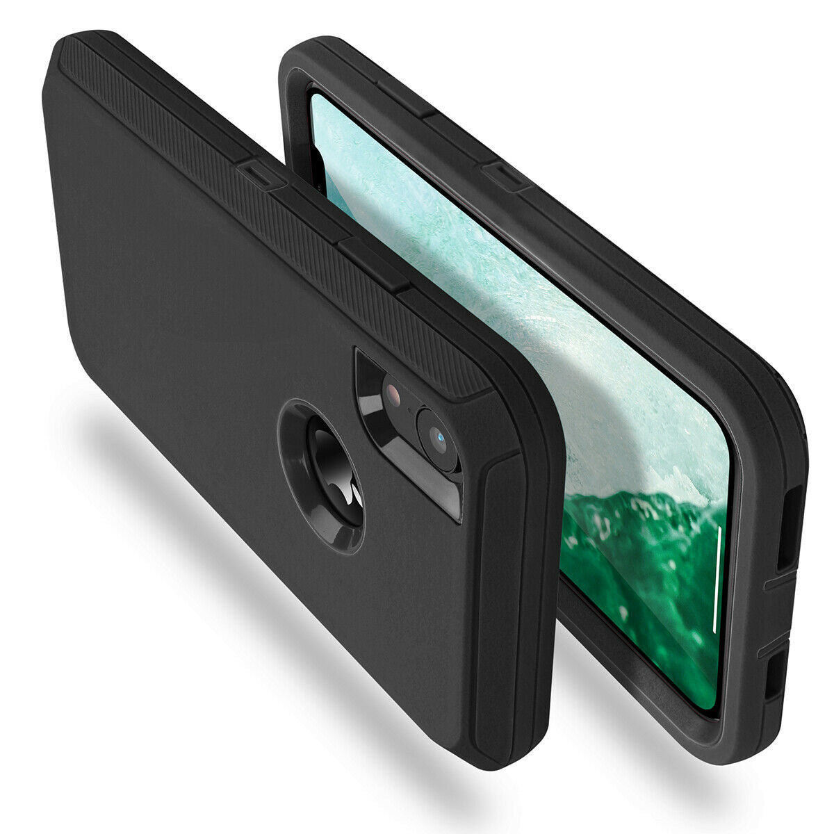 Case Protective Defender Shockproof Rubber Armor For iPhone - carolay.co