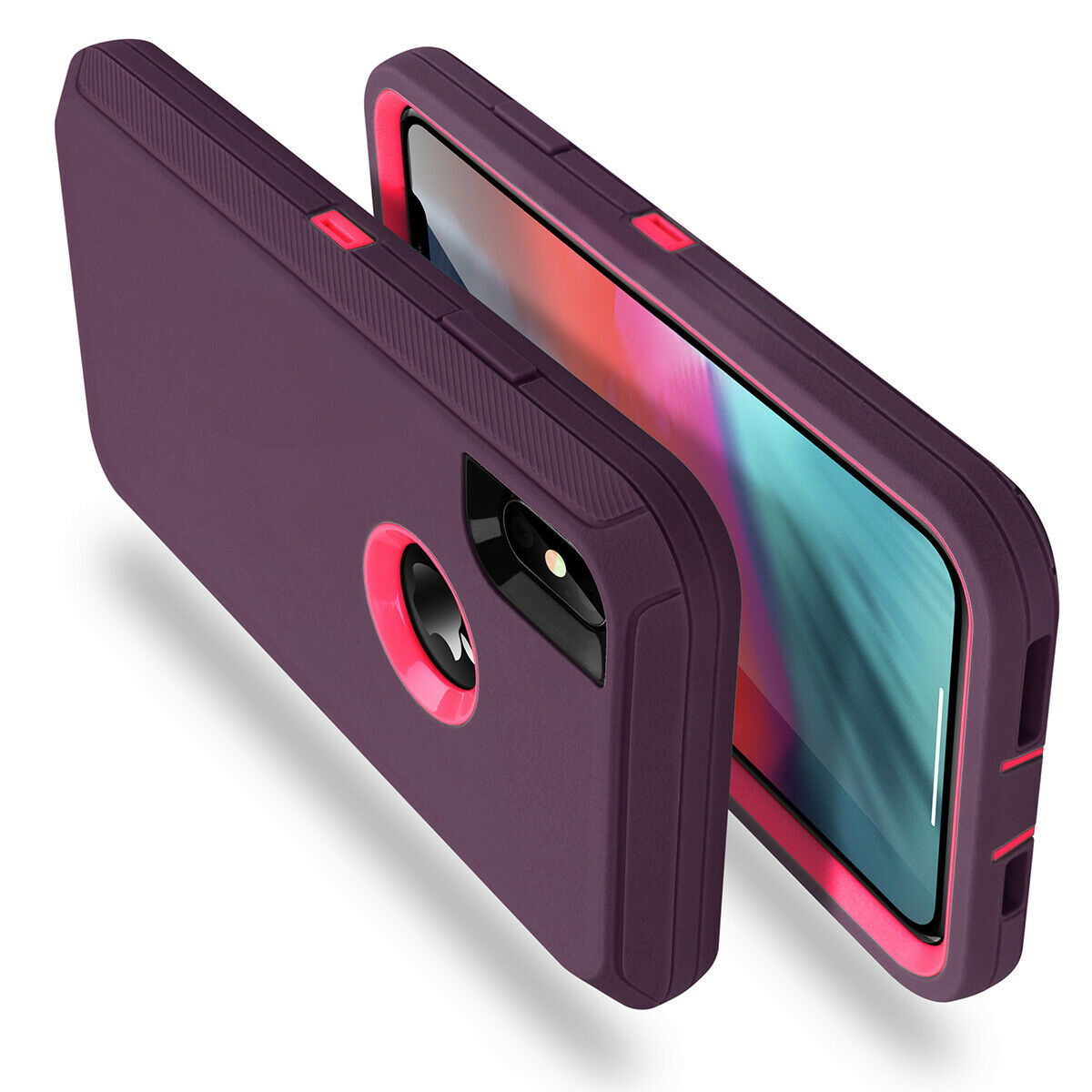 Case Protective Defender Shockproof Rubber Armor For iPhone - carolay.co
