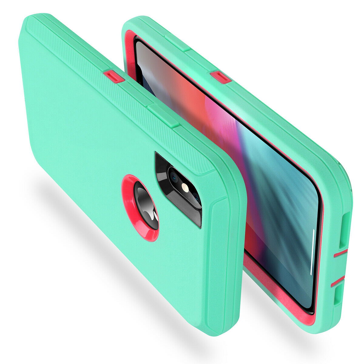 Case Protective Defender Shockproof Rubber Armor For iPhone - carolay.co