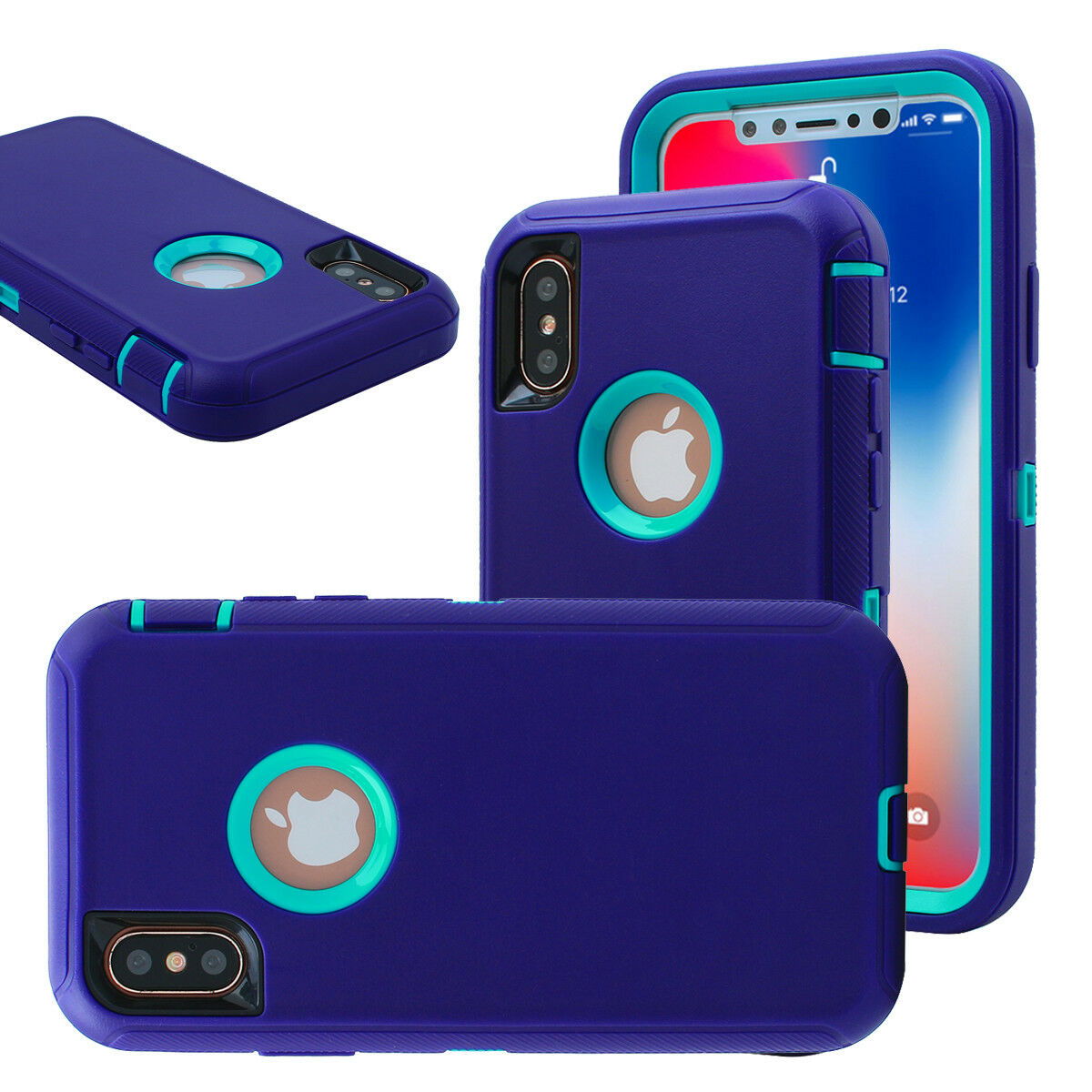 Case Protective Defender Shockproof Rubber Armor For iPhone - carolay.co