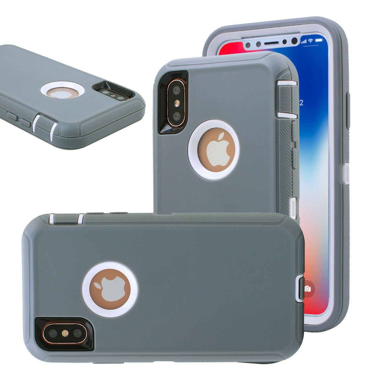 Case Protective Defender Shockproof Rubber Armor For iPhone - carolay.co