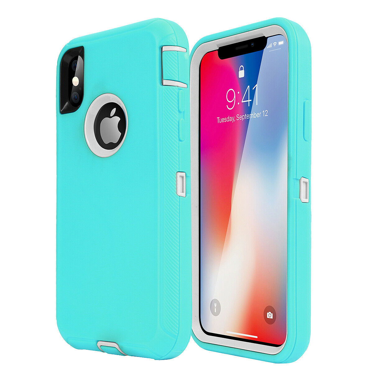 Case Protective Defender Shockproof Rubber Armor For iPhone - carolay.co
