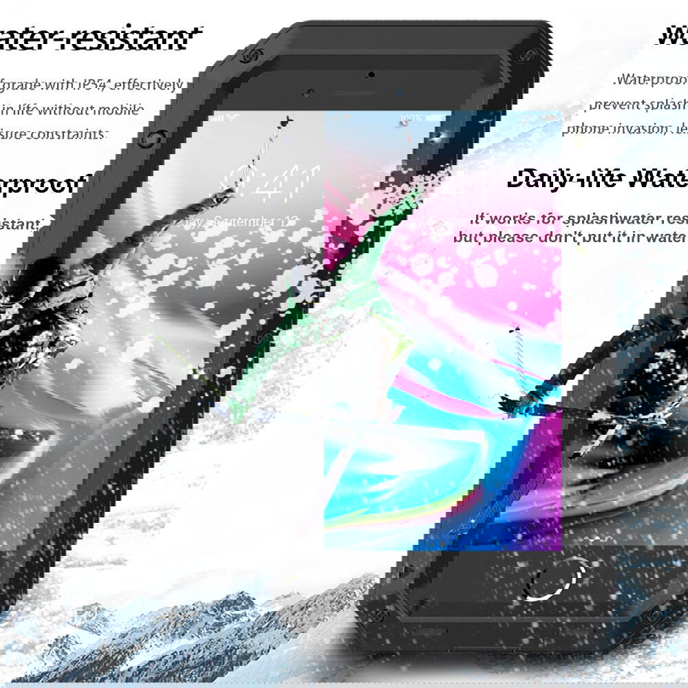 Case Shockproof Doom Armor Metal Aluminum For iPhone - carolay.co