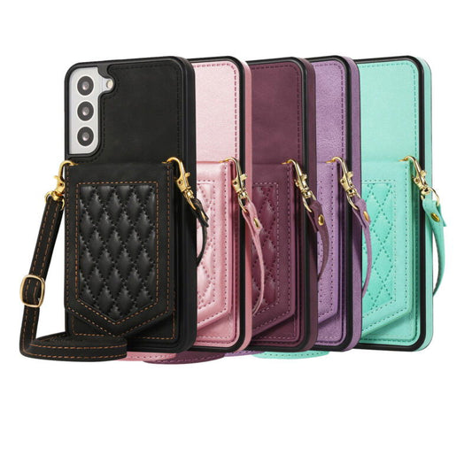 Crossbody Wallet Case with Mirror Samsung Galaxy S23 - carolay.co