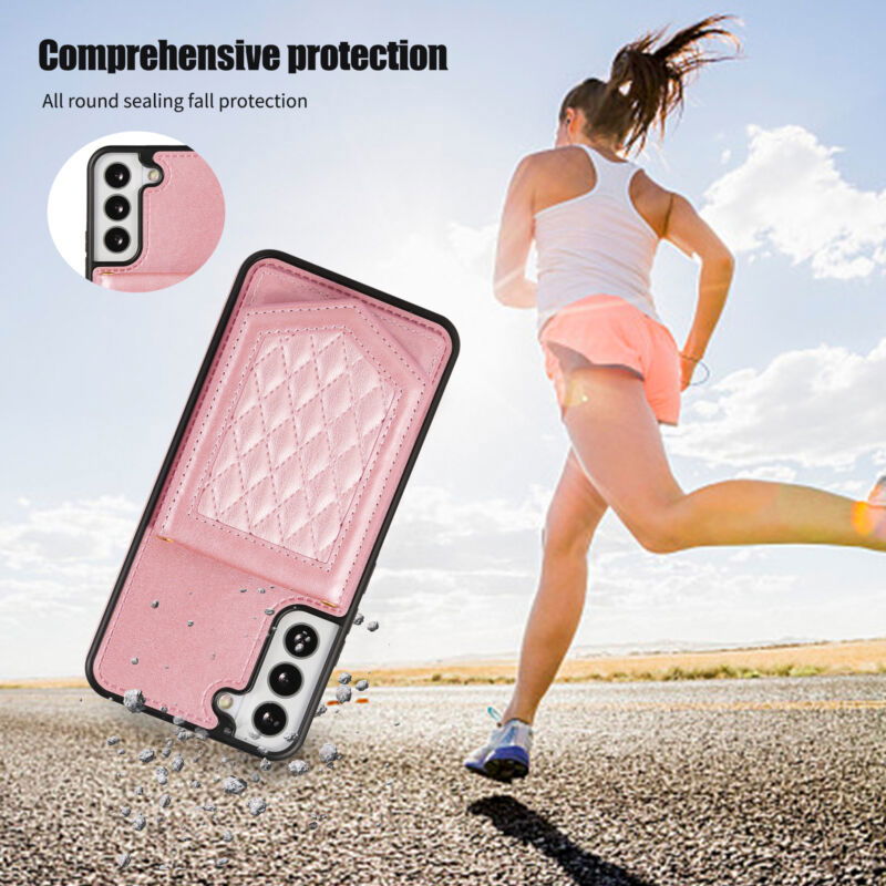 Crossbody Wallet Case with Mirror Samsung Galaxy S23 - carolay.co