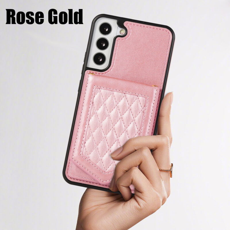 Crossbody Wallet Case with Mirror Samsung Galaxy S23 - carolay.co