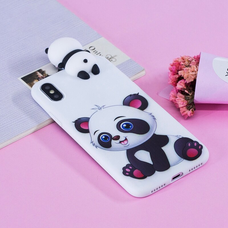 Cute 3D Cartoon Doll Soft Rubber Silicone caase For iPhone - carolay.co