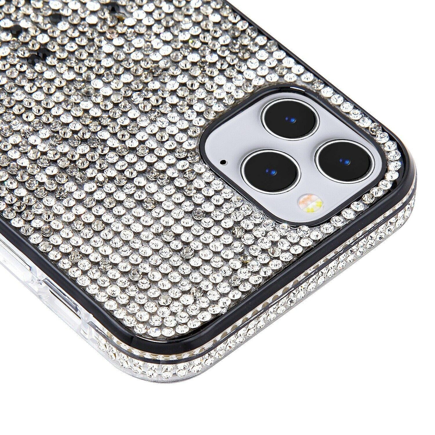 Diamond Bling Crystal Case Black iPhone 12 12 Pro Max - carolay.co