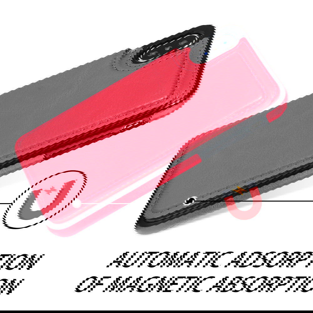 Fits Wallet Card Slot Case Leather Shockproof Magnetic For iPhone - carolay.co