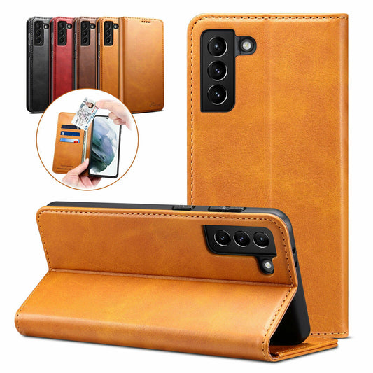 Flip Leather Card Wallet Case for Samsung Galaxy series - carolay.co