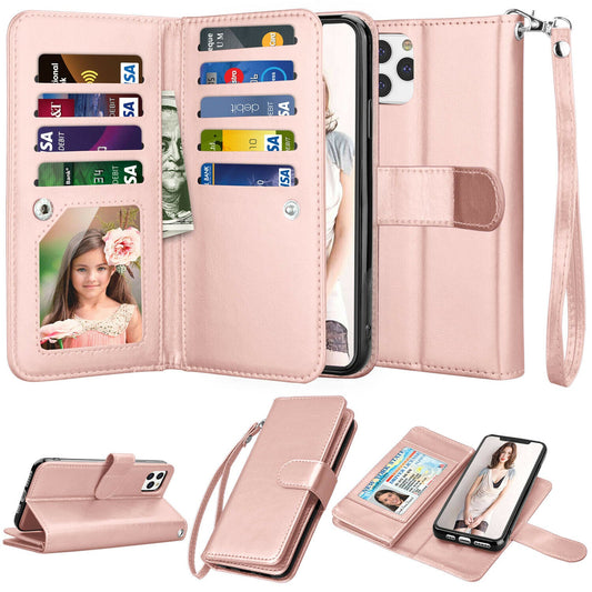 Flip Leather Wallet Case Card Holder Stand Cover For iPhone - carolay.co