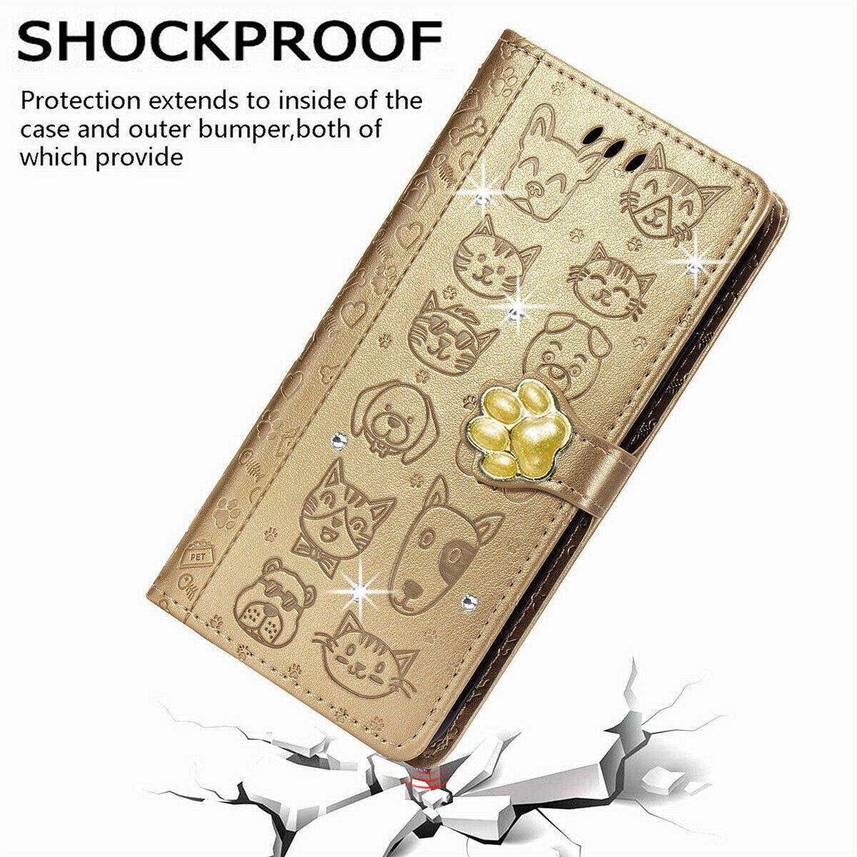 Flower Retro Leather Wallet Stand Case For iPhone - carolay.co