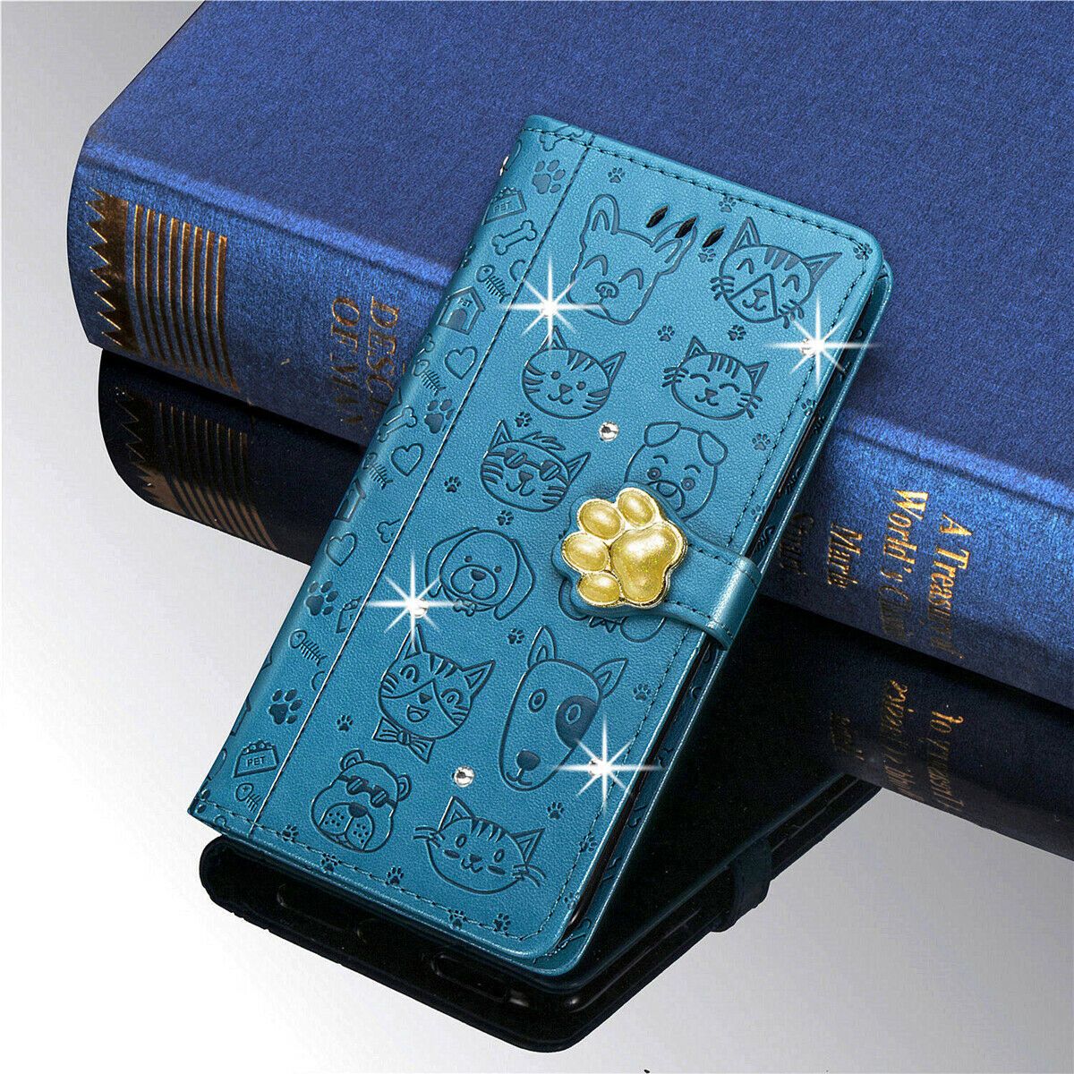 Flower Retro Leather Wallet Stand Case For iPhone - carolay.co